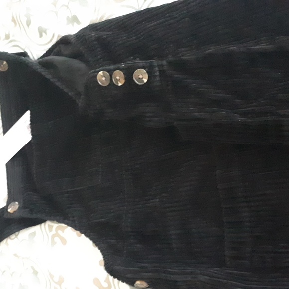 Wild Fable Black Corduroy Dress Overalls/New - Picture 8 of 10